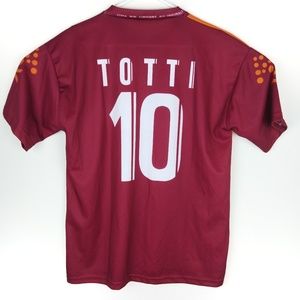 Totti #10 AC Roma Calcio Soccer Jersey XL